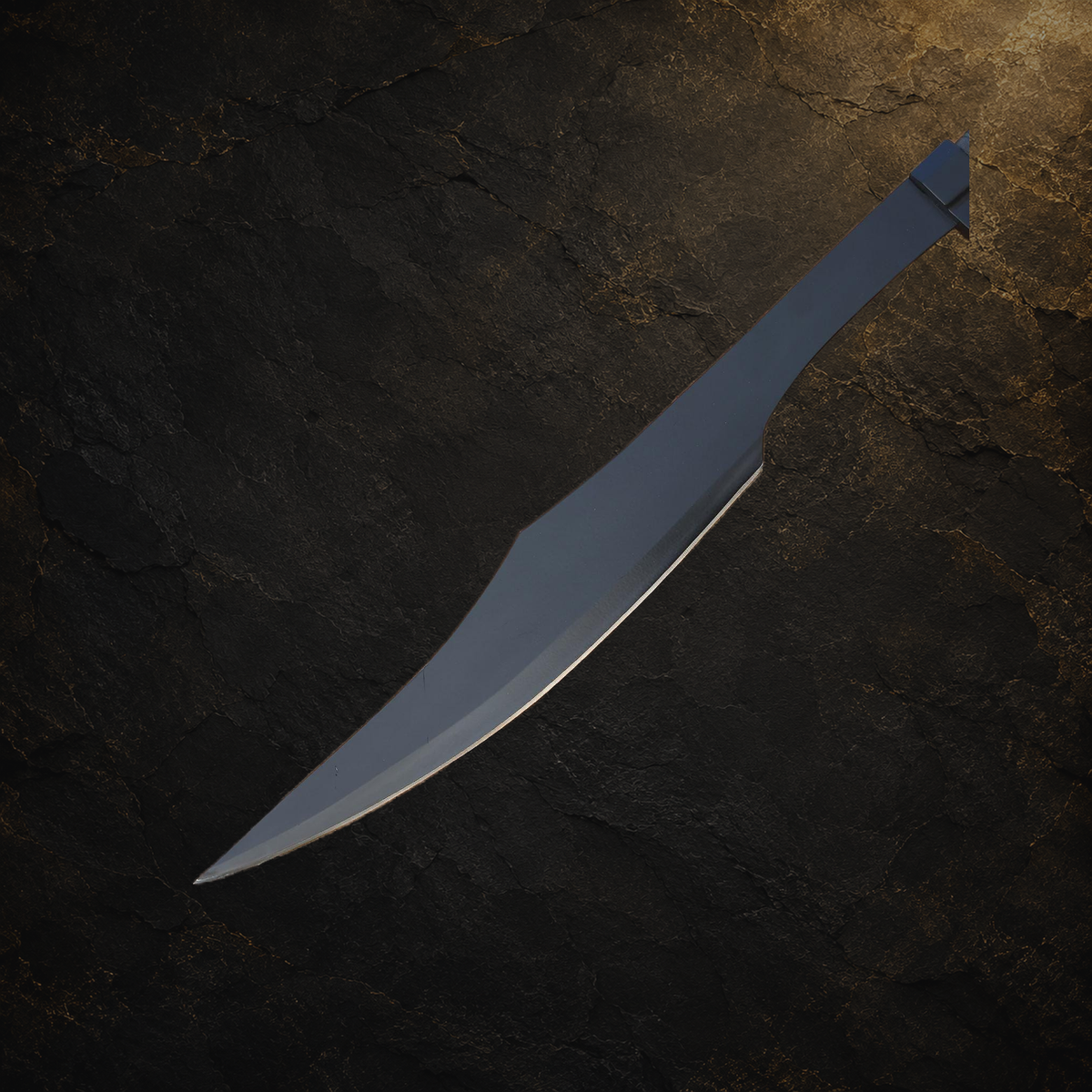 Witcher display sword replica and available variations, view 15 on charcoal slate background