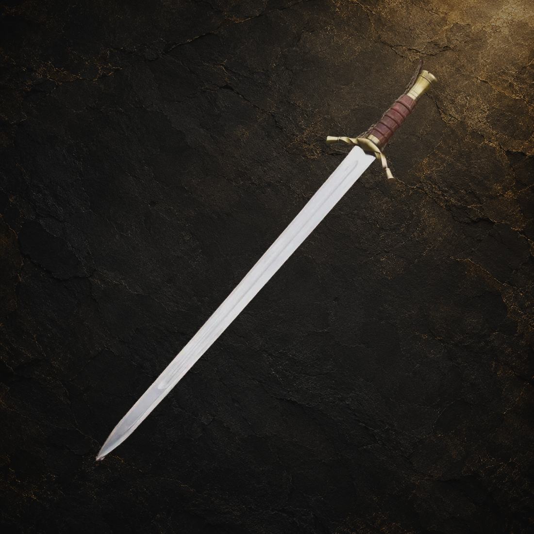 Boromir Sword Replica – Gold Edition with Display Plaque