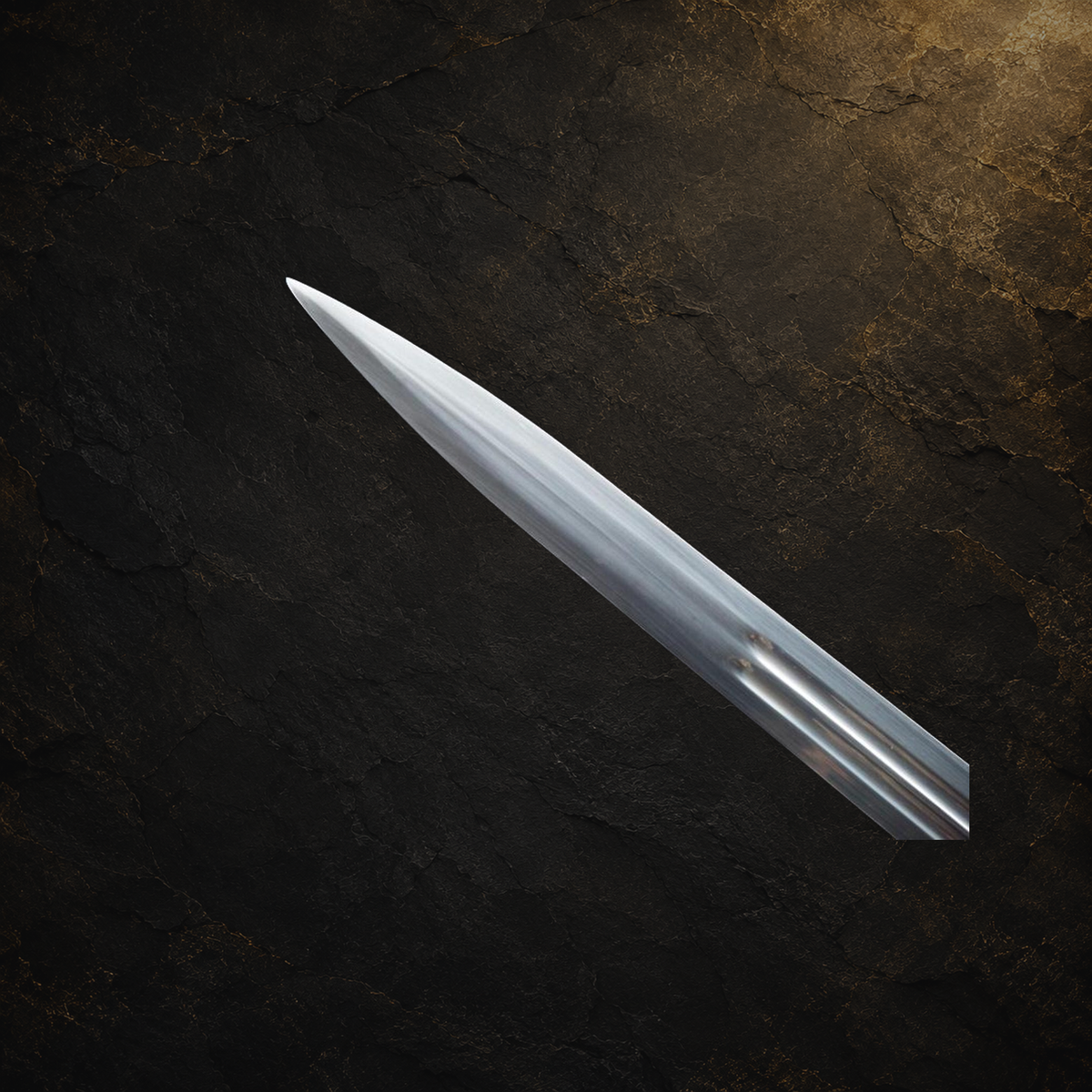 Geralt of Rivia display sword replica, view 3 on charcoal slate background