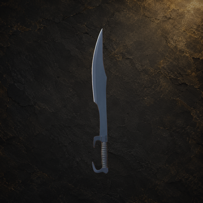 Witcher display sword replica and available variations, view 13 on charcoal slate background